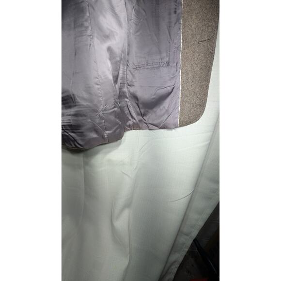 Lands End Donegal Tweed Light Brown Taupe Blazer Sport Coat Jacket Mens 44R - Picture 6 of 10